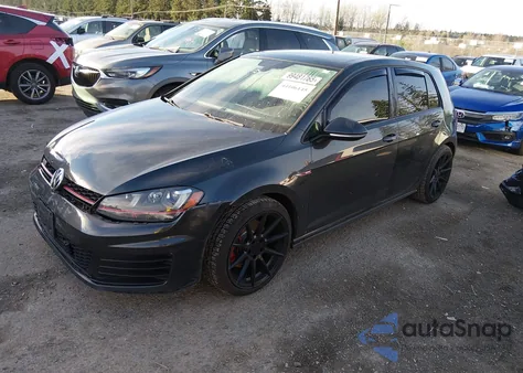 2016 Volkswagen Golf Gti Se 4-Door z USA, uszkodzony, nr VIN 3VW5T7AU1GM053401